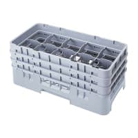 Cambro 10HS638119 Camrack Glass Rack - (3)Extenders, 10 Compartments, Sherwood Green thumbnail 7