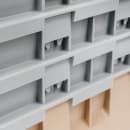 Cambro 10HS638184 Camrack Glass Rack - (3)Extenders, 10 Compartments, Beige thumbnail 7