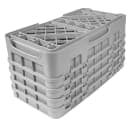 Cambro 10HS800151 Camrack Glass Rack - (4)Extenders, 10 Compartments, Soft Gray thumbnail 5