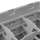 Cambro 10HS800151 Camrack Glass Rack - (4)Extenders, 10 Compartments, Soft Gray thumbnail 6