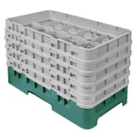 Cambro 10HS958186 Camrack Glass Rack - (5)Extenders, 10 Compartments, Navy Blue thumbnail 4