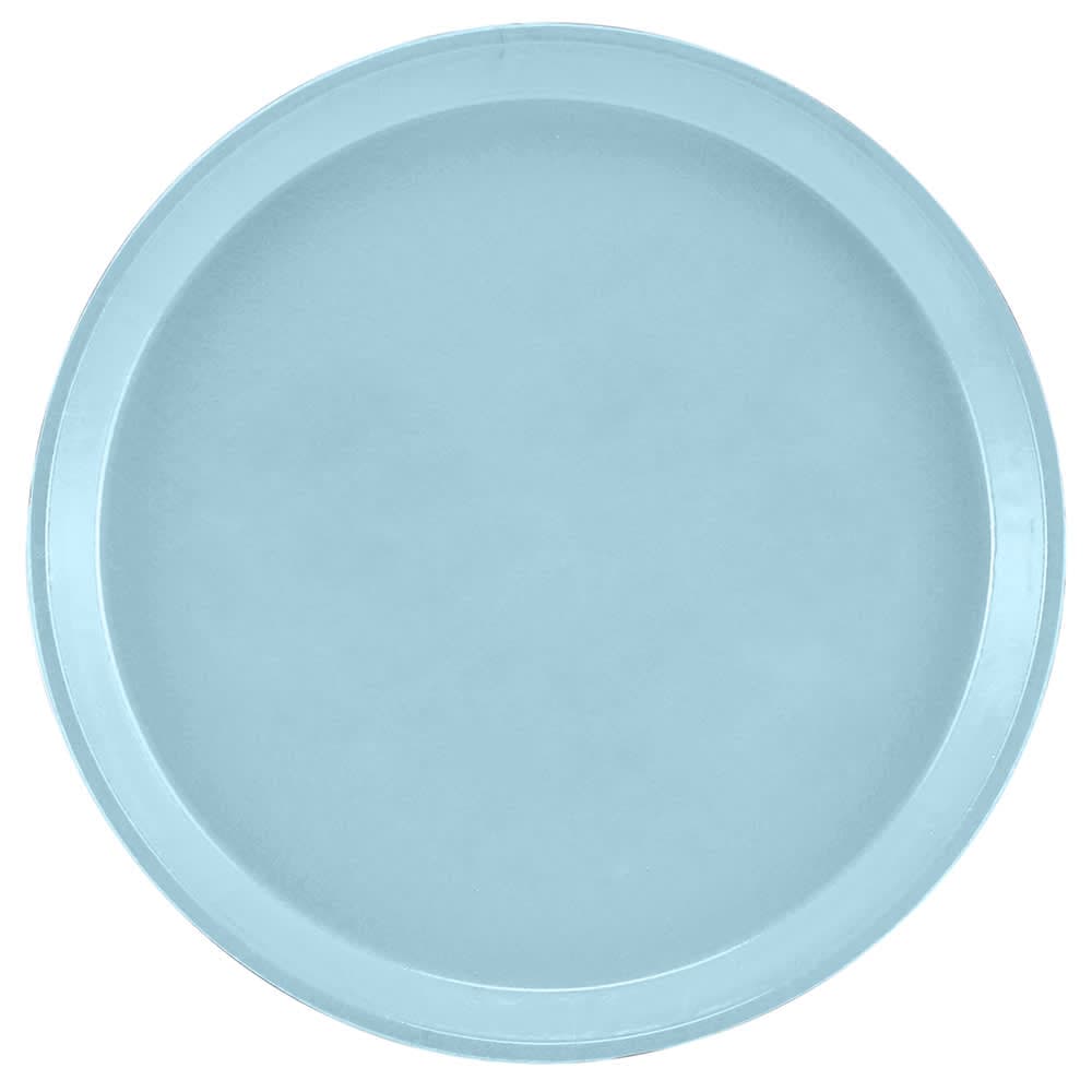 Cambro 1100177 11" Round Serving Camtray -  Fiberglass, Sky Blue