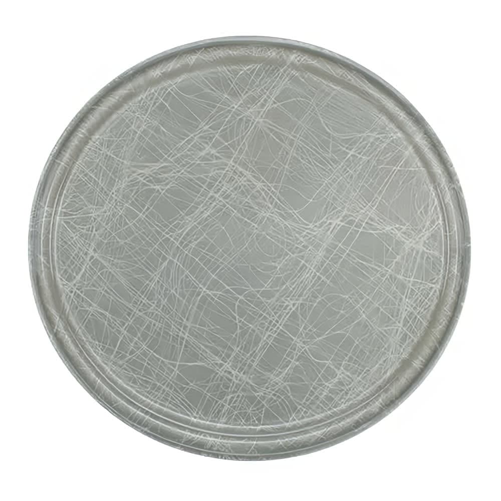 Cambro 1100215 11" Round Serving Camtray -  Fiberglass, Abstract Gray