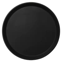 Cambro 1100CT138 11" Camtread Round Serving Tray -  Fiberglass, Tavern Tan thumbnail 3