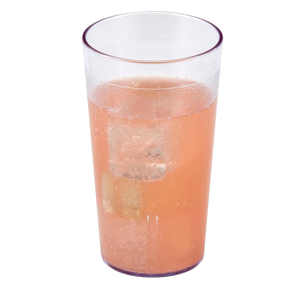 Cambro 1200P2152 12 3/5 oz Clear Textured Plastic Tumbler