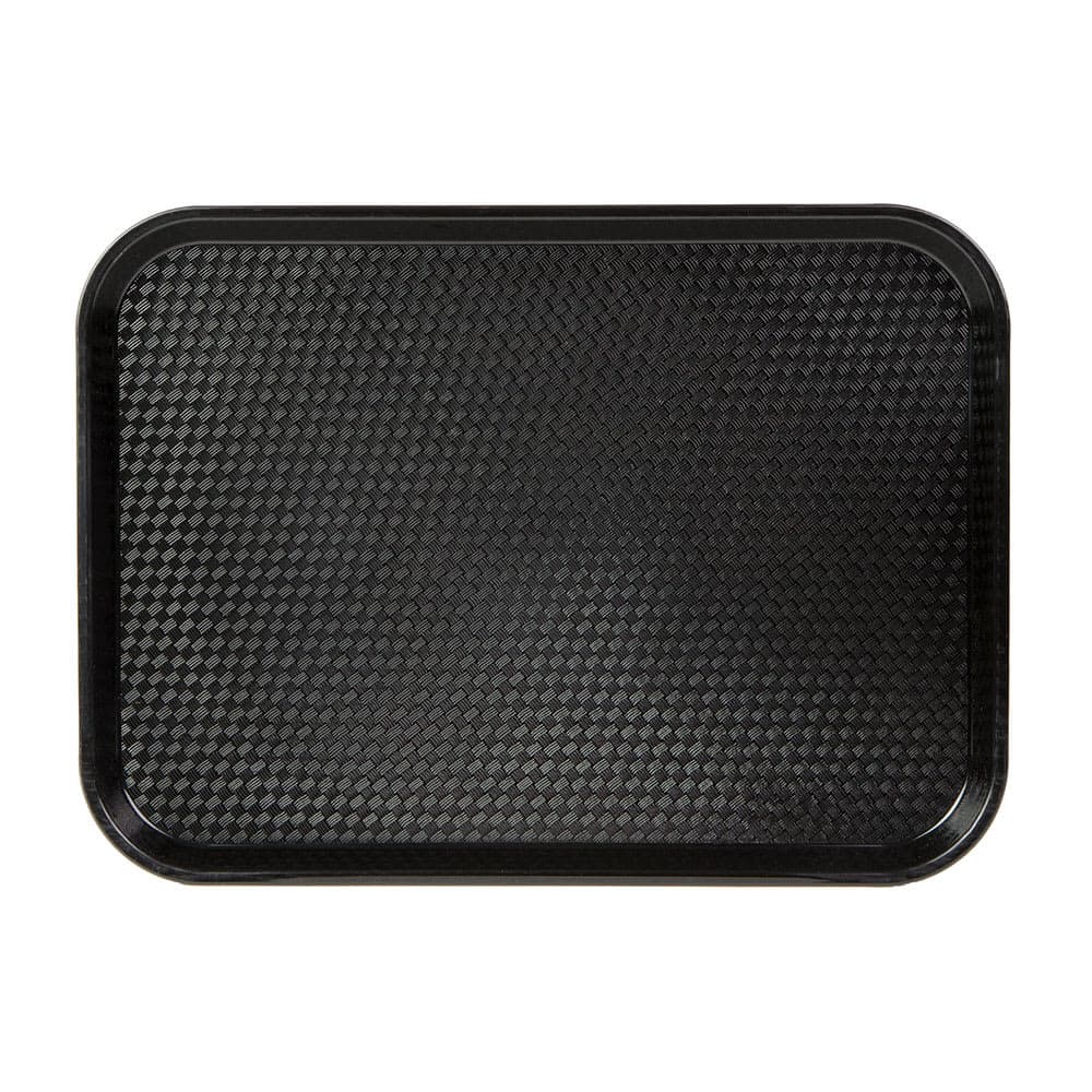 Cambro 1216FF110 Plastic Fast Food Tray - 16 1/10" L x 11 4/5"W, Black