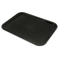 Cambro 1216FF110 Plastic Fast Food Tray - 16 1/10" L x 11 4/5"W, Black thumbnail 7