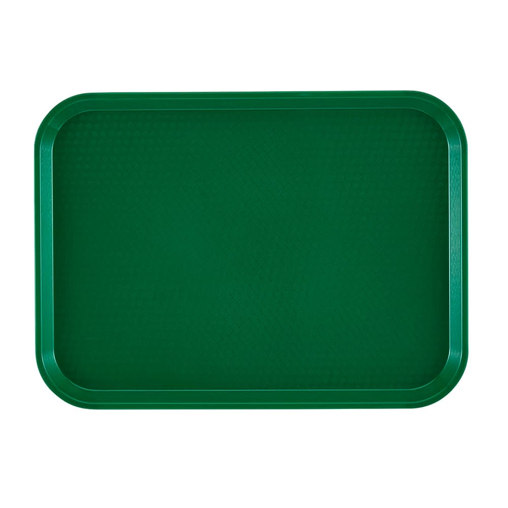 Cambro 1216FF119 Plastic Fast Food Tray - 16 1/10" L x 11 4/5"W, Sherwood Green