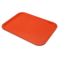 Cambro 1216FF166 Plastic Fast Food Tray - 16 1/10" L x 11 4/5"W, Orange thumbnail 2