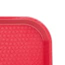 Cambro 1216FF416 Plastic Fast Food Tray - 16 1/8"L x 11 7/8"W, Cranberry thumbnail 3