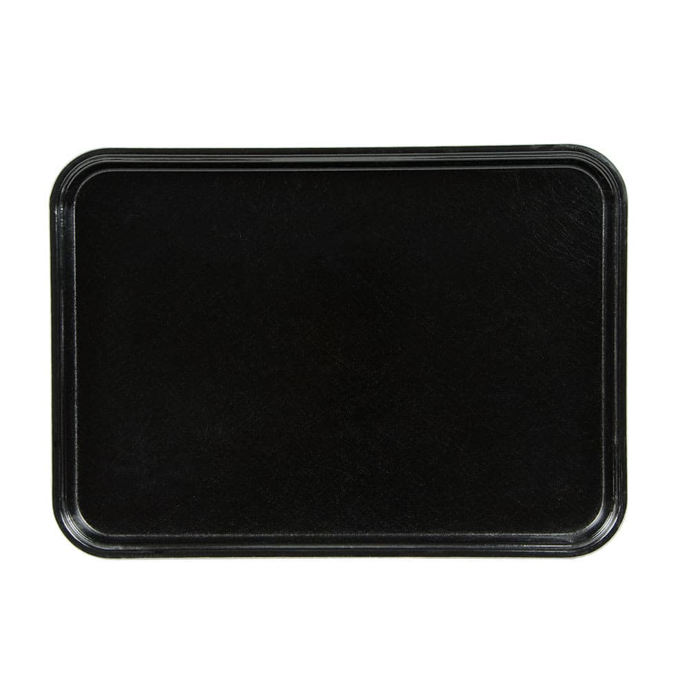 Cambro 1318MT110 Rectangular Market Display Tray - 12 5/8" x 17 3/4" x 11/16", Black