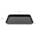 Cambro 1318MT110 Rectangular Market Display Tray - 12 5/8" x 17 3/4" x 11/16", Black thumbnail 2