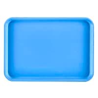Cambro 1318MT110 Rectangular Market Display Tray - 12 5/8" x 17 3/4" x 11/16", Black thumbnail 7