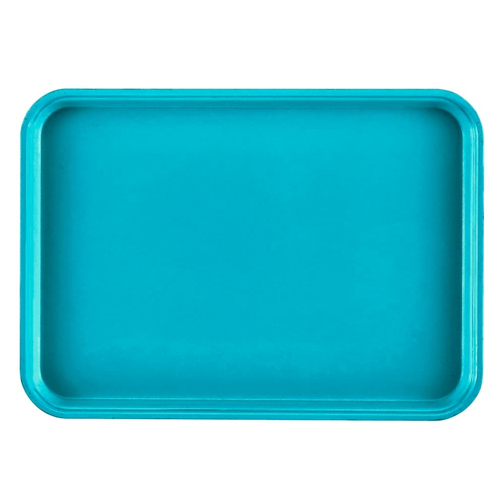 Cambro 1318MT140 Rectangular Market Display Tray - 12 5/8" x 17 3/4" x 11/16", Green