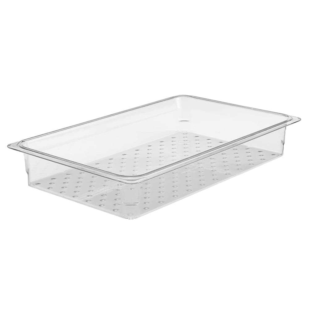 Cambro 13CLRCW135 Camwear Colander - Full Size, 3"D, Clear