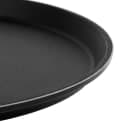 Cambro 1400CT110 14" Round Camtread Serving Tray - Fiberglass, Black Satin thumbnail 4
