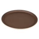 Cambro 1400TL138 13 49/50" Round Treadlite Tray, NonSkid, Fiberglass, Tavern Tan thumbnail 3