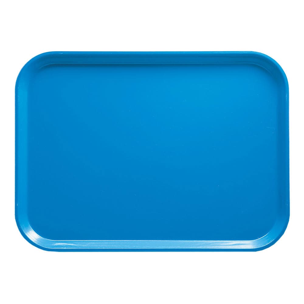 Cambro 1418105 Fiberglass Camtray® Cafeteria Tray - 18"L x 14"W, Horizon Blue