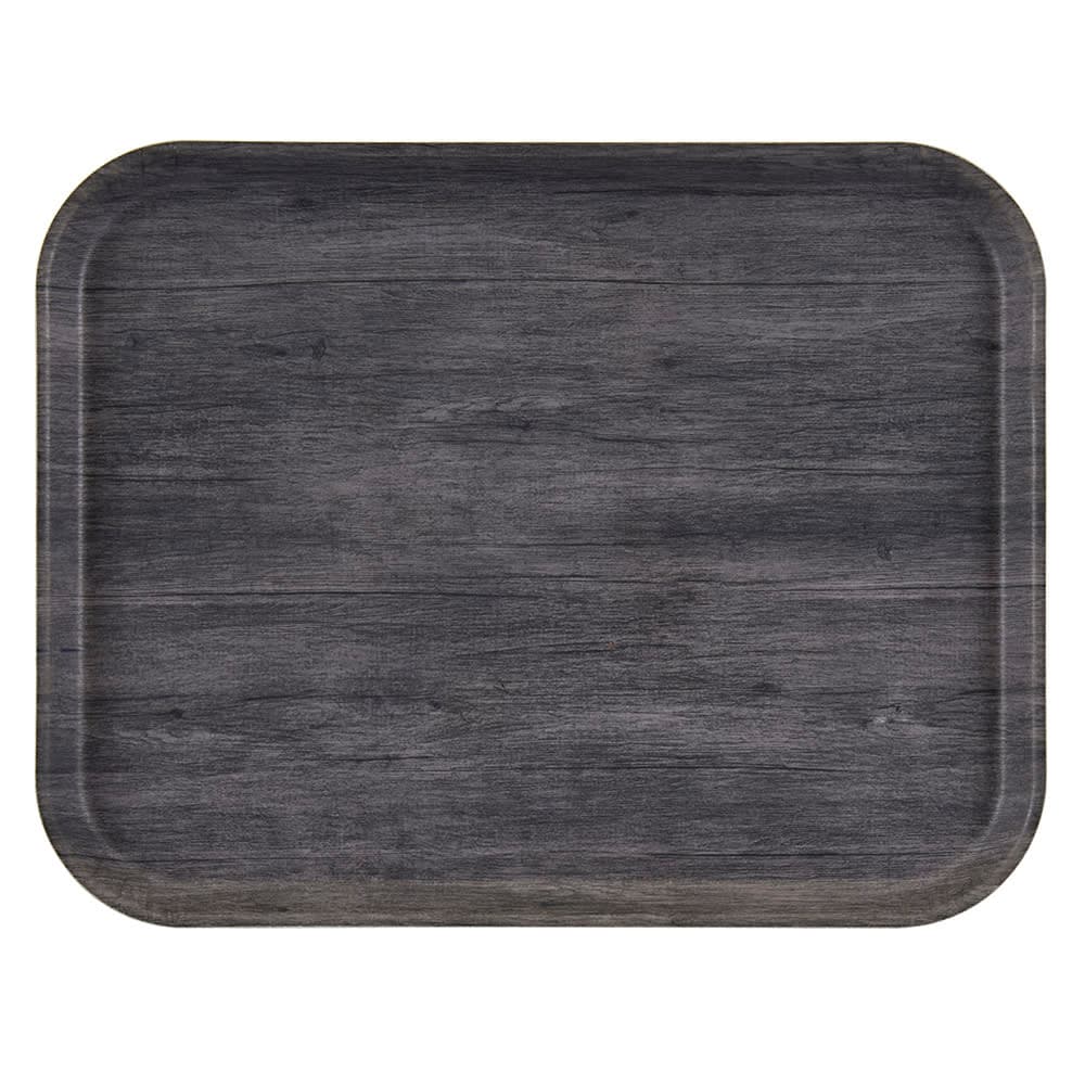 Cambro 1418DC815 Rectangular Serving Camtray - 14" x 18", Fiberglass, Charcoal Gray