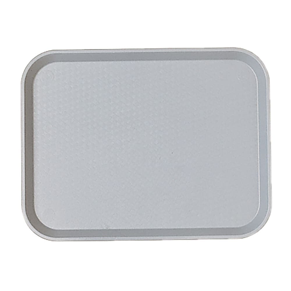 Cambro 1418FF107 Plastic Fast Food Tray - 17 3/4"L x 13 4/5"W, Pearl Gray