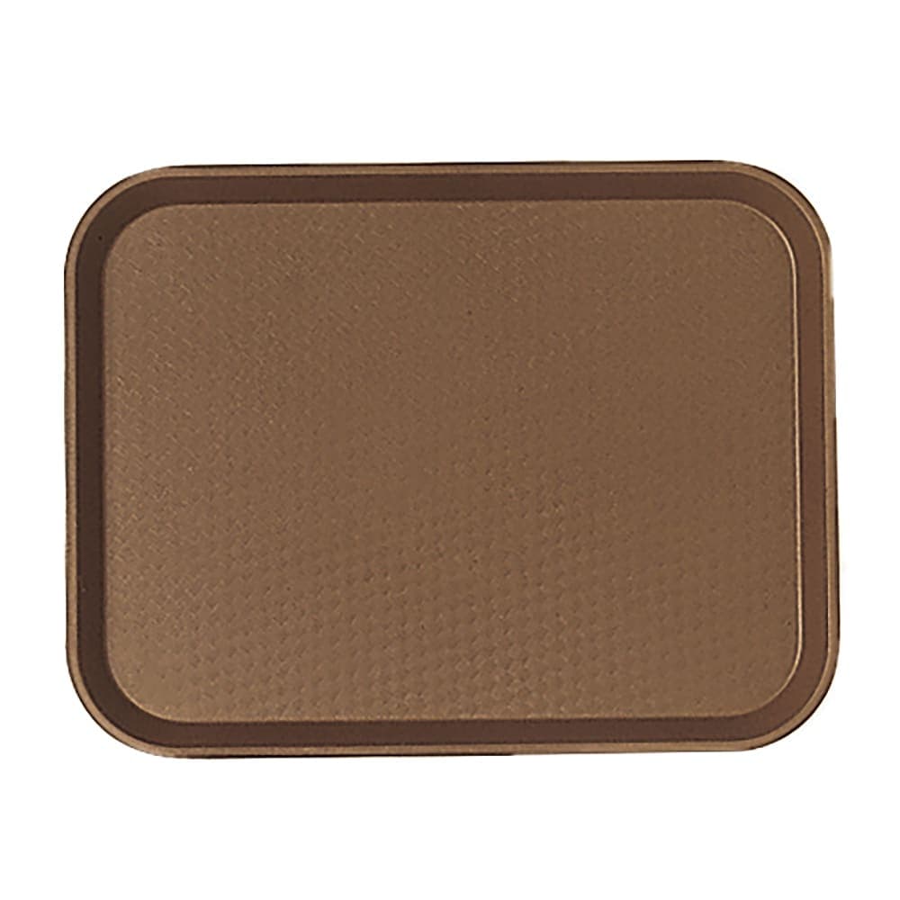 Cambro 1418FF167 Plastic Fast Food Tray - 17 3/4"L x 13 4/5"W, Brown