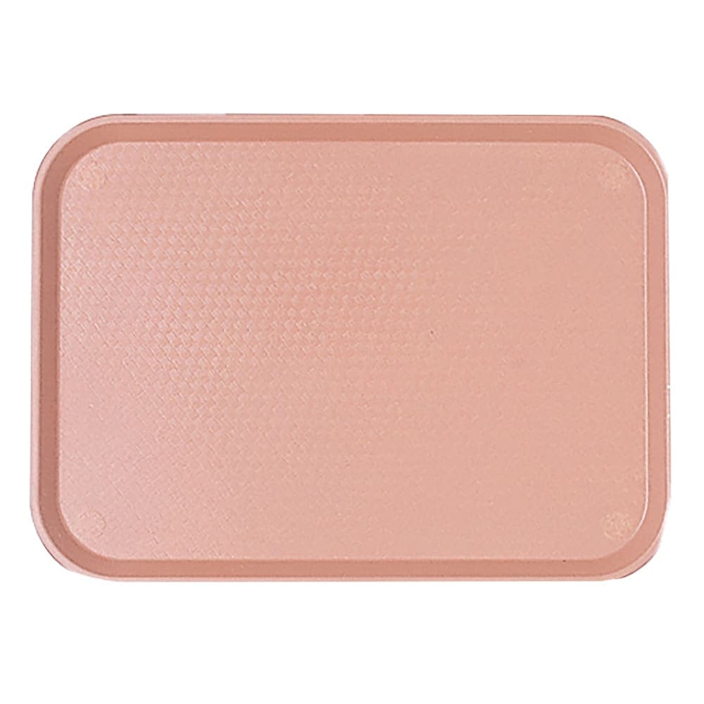 Cambro 1418FF409 Plastic Fast Food Tray - 17 3/4"L x 13 4/5"W, Blush