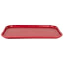 Cambro 1418FF416 Plastic Fast Food Tray - 17 3/4"L x 13 4/5"W, Cranberry thumbnail 2