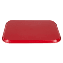 Cambro 1418FF416 Plastic Fast Food Tray - 17 3/4"L x 13 4/5"W, Cranberry thumbnail 4
