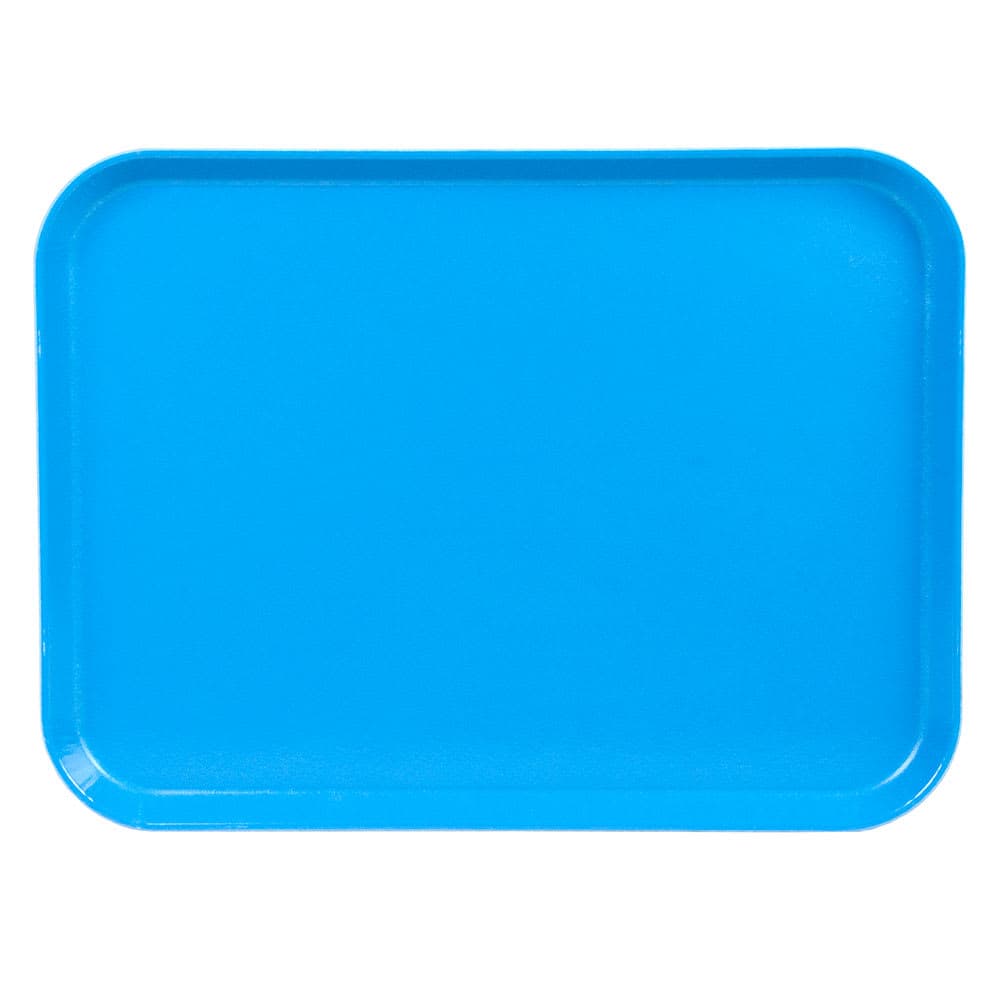 Cambro 1520CL142 Fiberglass Camlite® Cafeteria Tray - 20 1/4"L x 15"W, Blue