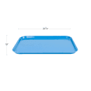 Cambro 1520CL142 Fiberglass Camlite® Cafeteria Tray - 20 1/4"L x 15"W, Blue thumbnail 2
