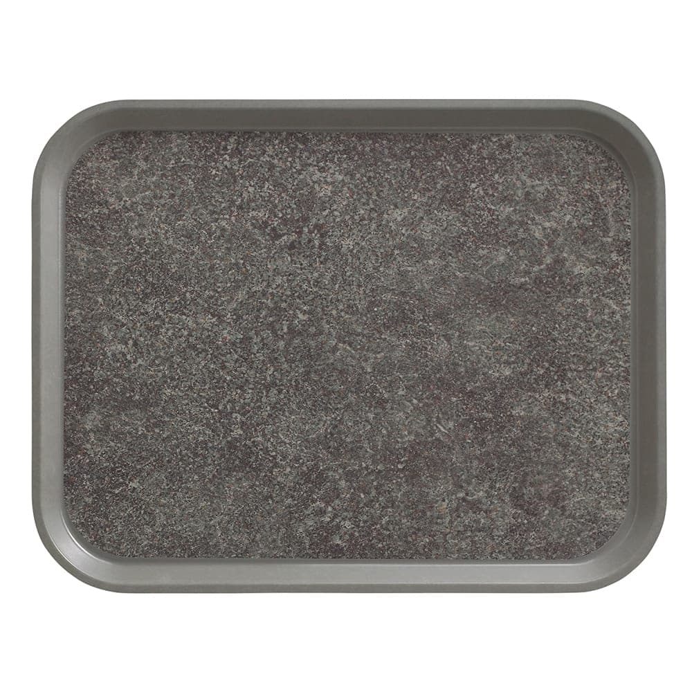 Cambro 1520VC381 Rectangular Versa Camtray - 15x20", Fiberglass, Pearl Gray/Titan