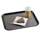 Cambro 1520VC382 Rectangular Versa Camtray - 15x20", Fiberglass, Black/Pebbled Black thumbnail 2