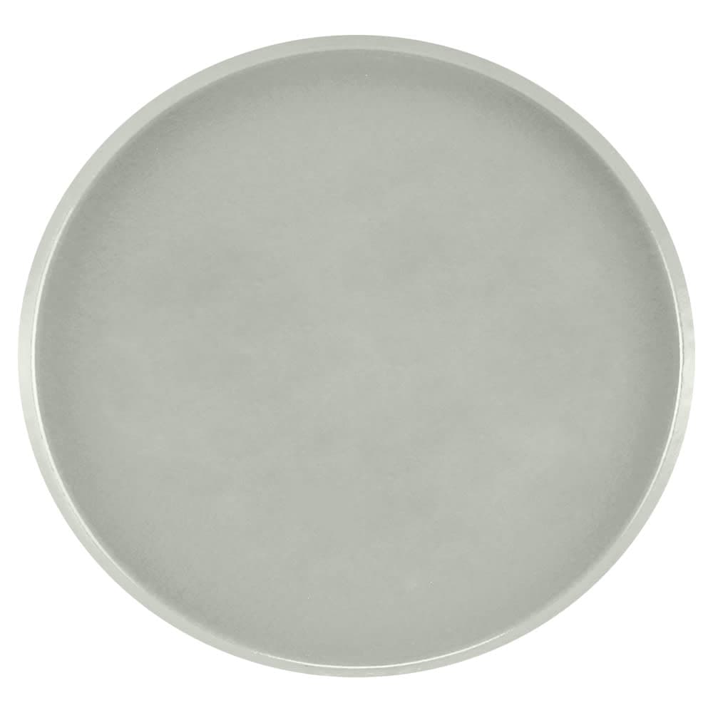 Cambro 1550199 16" Round Serving Camtray - Low-Profile, Fiberglass, Taupe