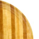 Cambro 1550303 16" Round Serving Camtray - Low Profile, Fiberglass, Light Butcher Block thumbnail 4