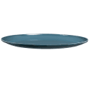 Cambro 1550401 16" Round Serving Camtray - Low-Profile, Fiberglass, Slate Blue thumbnail 2