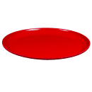 Cambro 1550510 16" Round Serving Camtray - Low-Profile, Fiberglass, Signal Red thumbnail 3
