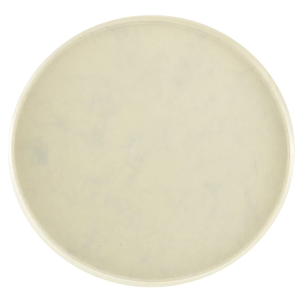 Cambro 1550531 16" Round Serving Camtray - Low-Profile, Fiberglass, Galaxy Antique Parchment Silver