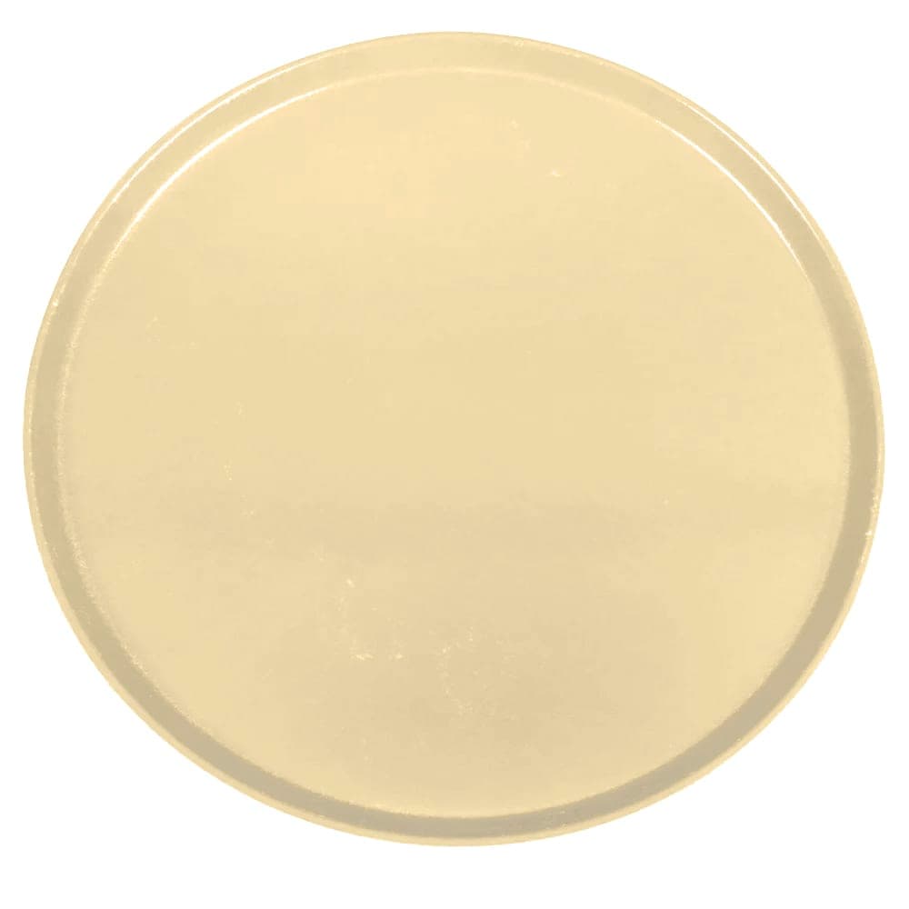 Cambro 1550537 16" Round Serving Camtray - Low-Profile, Fiberglass, Cameo Yellow