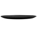 Cambro 1550CT110 16" Round Camtread Serving Tray - Low Profile, Fiberglass, Black Satin thumbnail 2