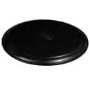 Cambro 1550CT110 16" Round Camtread Serving Tray - Low Profile, Fiberglass, Black Satin thumbnail 4