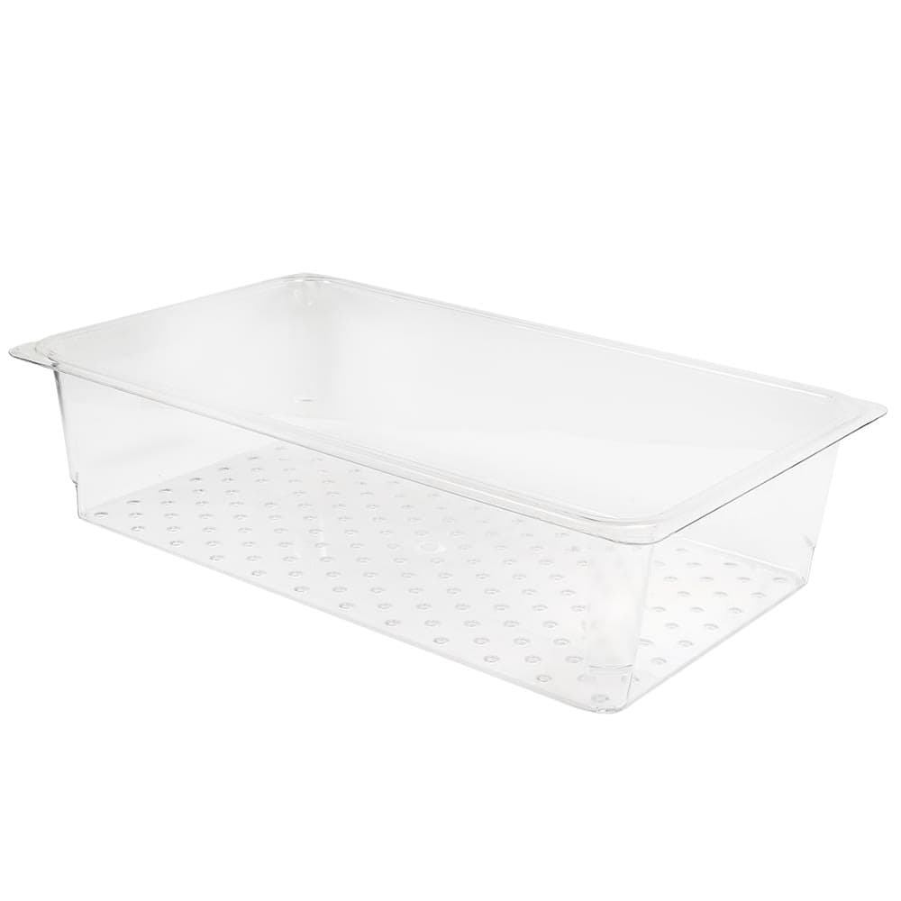 Cambro 15CLRCW135 Camwear Colander - Full Size, 5"D, Clear