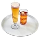 Cambro 1600148 16" Round Serving Camtray - Fiberglass, White thumbnail 2