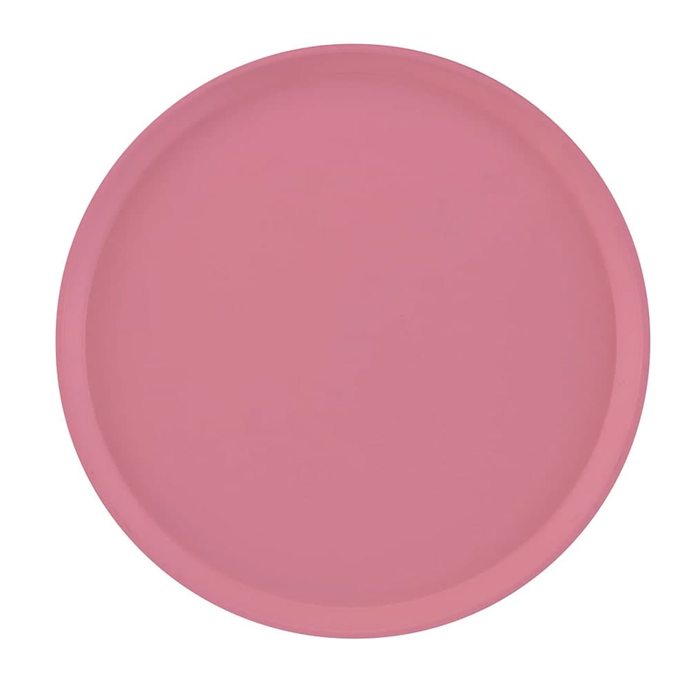 Cambro 1600409 16" Round Serving Camtray - Fiberglass, Blush