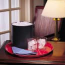 Cambro 1600521 16" Round Serving Camtray - Fiberglass, Cambro Red thumbnail 2