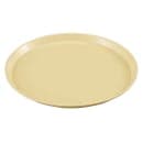 Cambro 1600537 16" Round Serving Camtray - Fiberglass, Cameo Yellow thumbnail 2