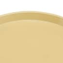 Cambro 1600537 16" Round Serving Camtray - Fiberglass, Cameo Yellow thumbnail 3