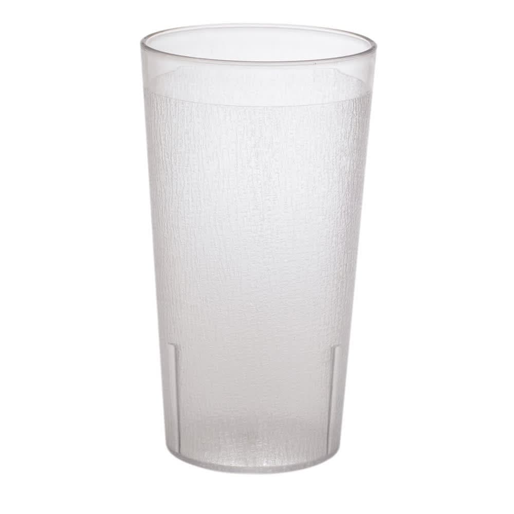 Cambro 1600P152 16 2/5 oz Clear Textured Plastic Tumbler