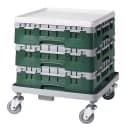 Cambro 16S318119 Camrack® Glass Rack w/ (16) Compartments - (1) Gray Extender, Sherwood Green thumbnail 2