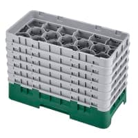 Cambro 17HS1114167 Camrack Glass Rack - (6)Extenders, 17 Compartment, Brown thumbnail 2