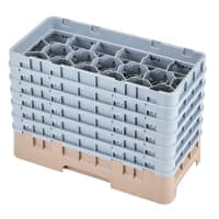 Cambro 17HS1114416 Camrack Glass Rack - (6)Extenders, 17 Compartment, Cranberry thumbnail 2